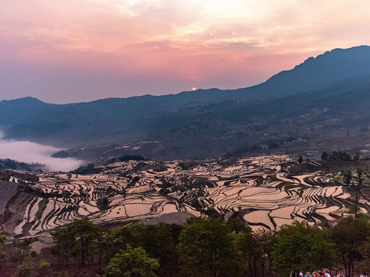 Ruộng bậc thang Đa Y Thụ và huyện Nguyên Dương ở Vân Nam