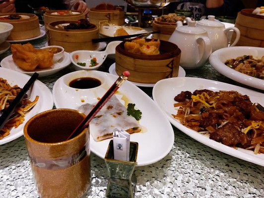 Trà trong dim sum