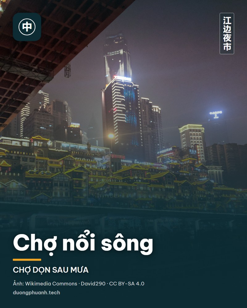 Chợ nổi sông