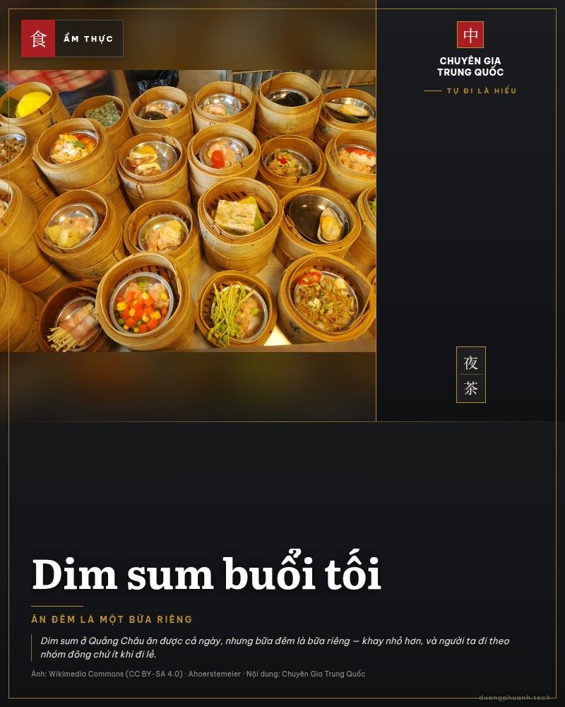 Dim sum buổi tối