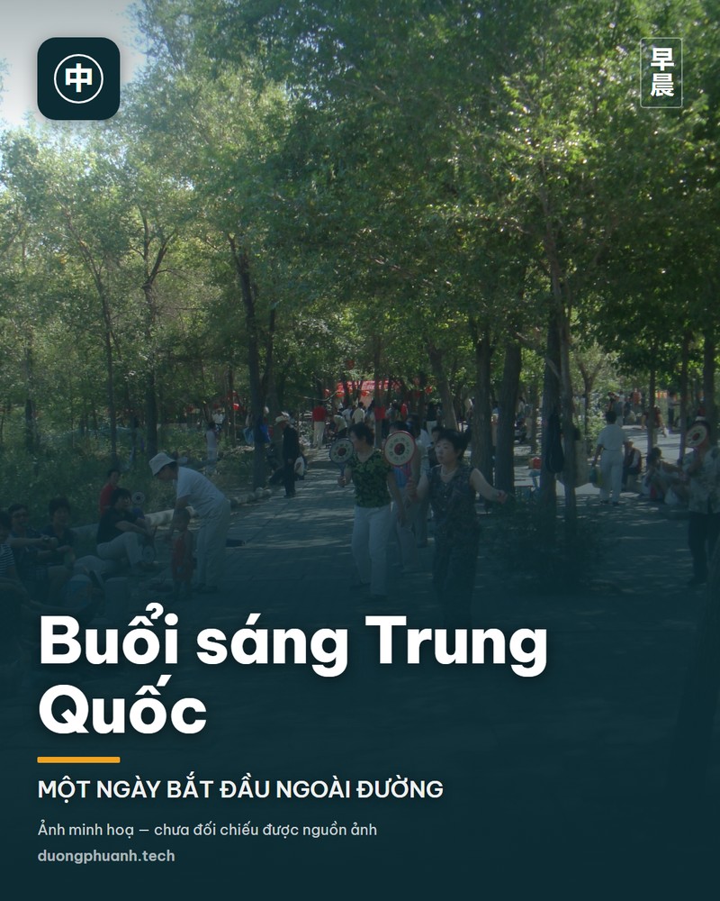 Buổi sáng Trung Quốc