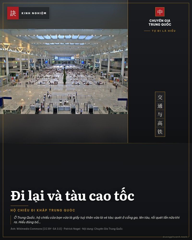 Sảnh chờ ga tàu cao tốc Hồng Kiều Thượng Hải đông kín hành khách