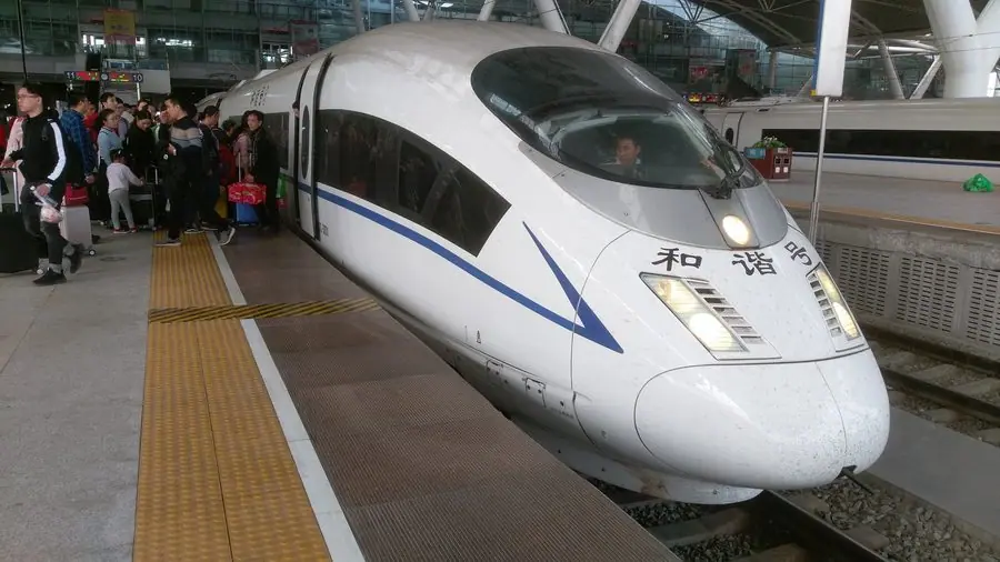 Đi tàu cao tốc ở Trung Quốc