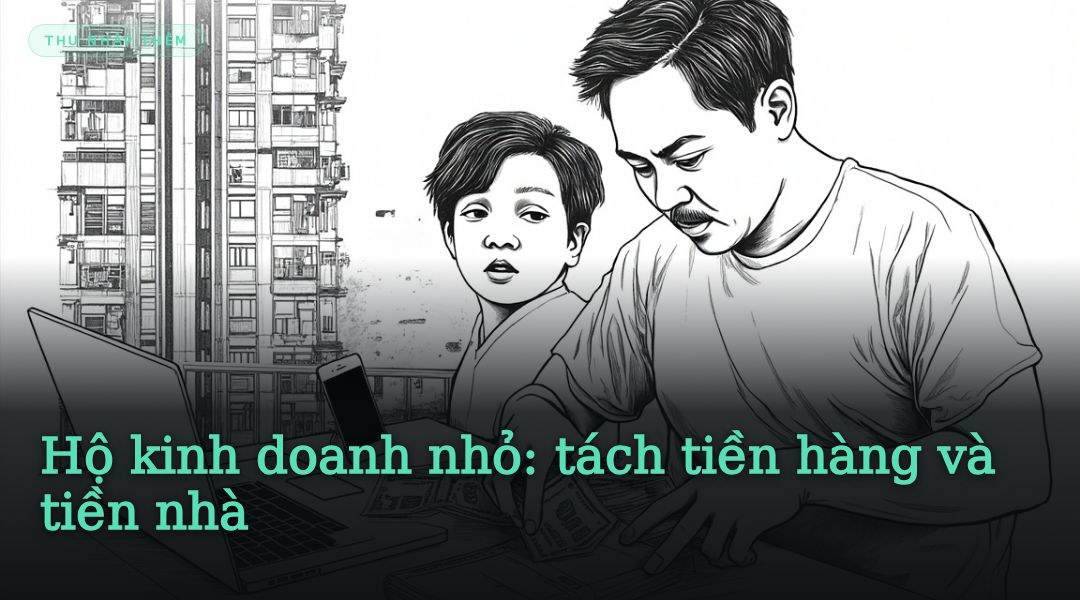 Hộ kinh doanh nhỏ: tách tiền hàng và tiền nhà