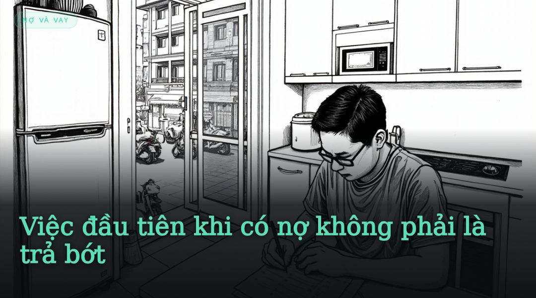 Việc đầu tiên khi có nợ không phải là trả bớt