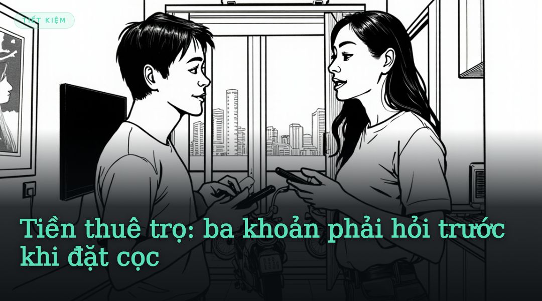 Tiền thuê trọ: ba khoản phải hỏi trước khi đặt cọc