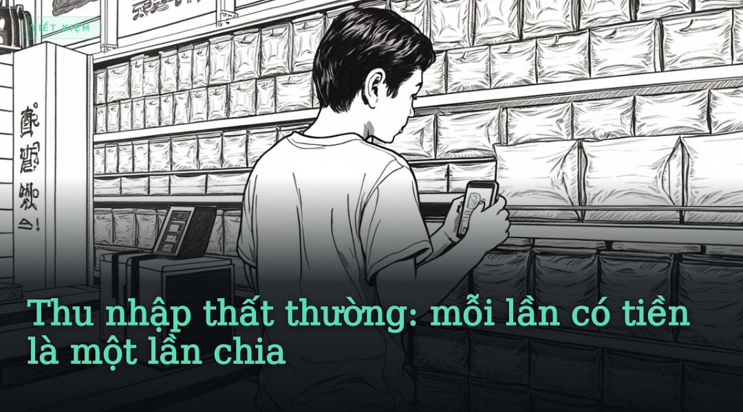 Thu nhập thất thường: mỗi lần có tiền là một lần chia