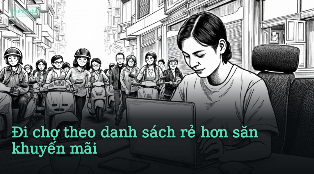 Đi chợ theo danh sách rẻ hơn săn khuyến mãi