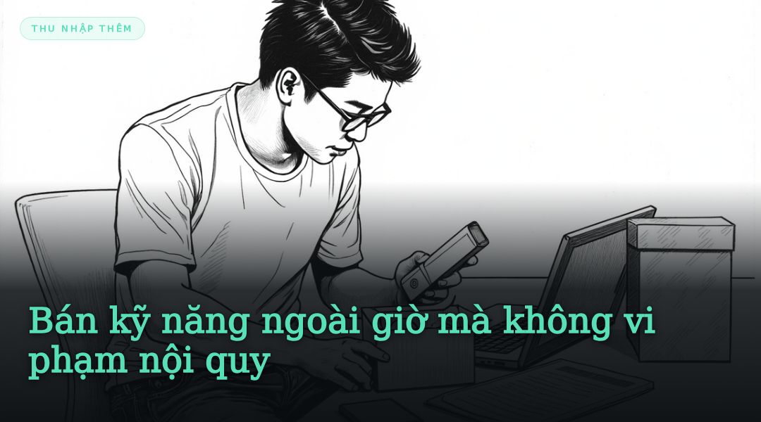 Bán kỹ năng ngoài giờ mà không vi phạm nội quy
