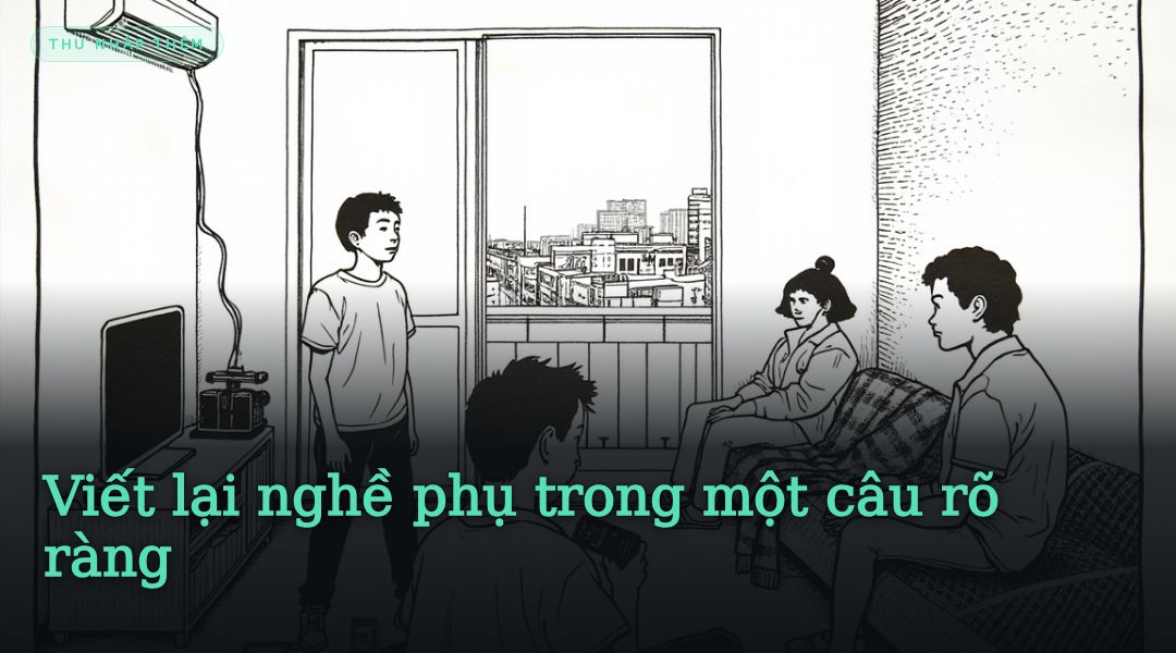 Viết lại nghề phụ trong một câu rõ ràng