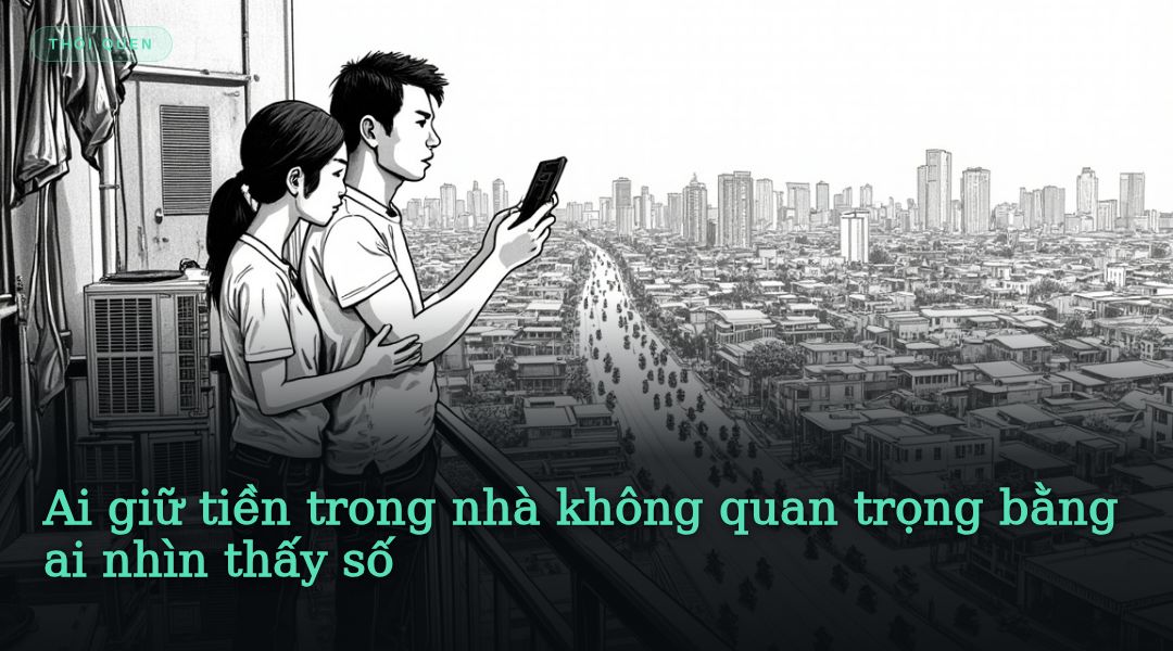 Ai giữ tiền trong nhà không quan trọng bằng ai nhìn thấy số