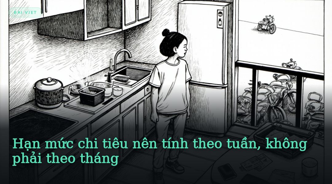 Hạn mức chi tiêu nên tính theo tuần, không phải theo tháng