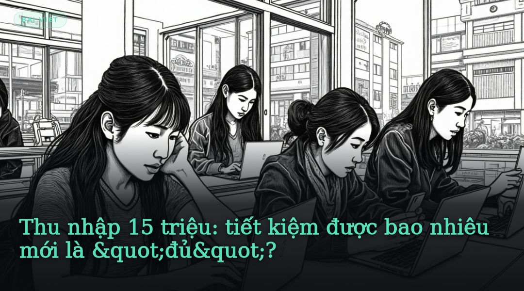 Thu nhập 15 triệu: tiết kiệm được bao nhiêu mới là "đủ"?