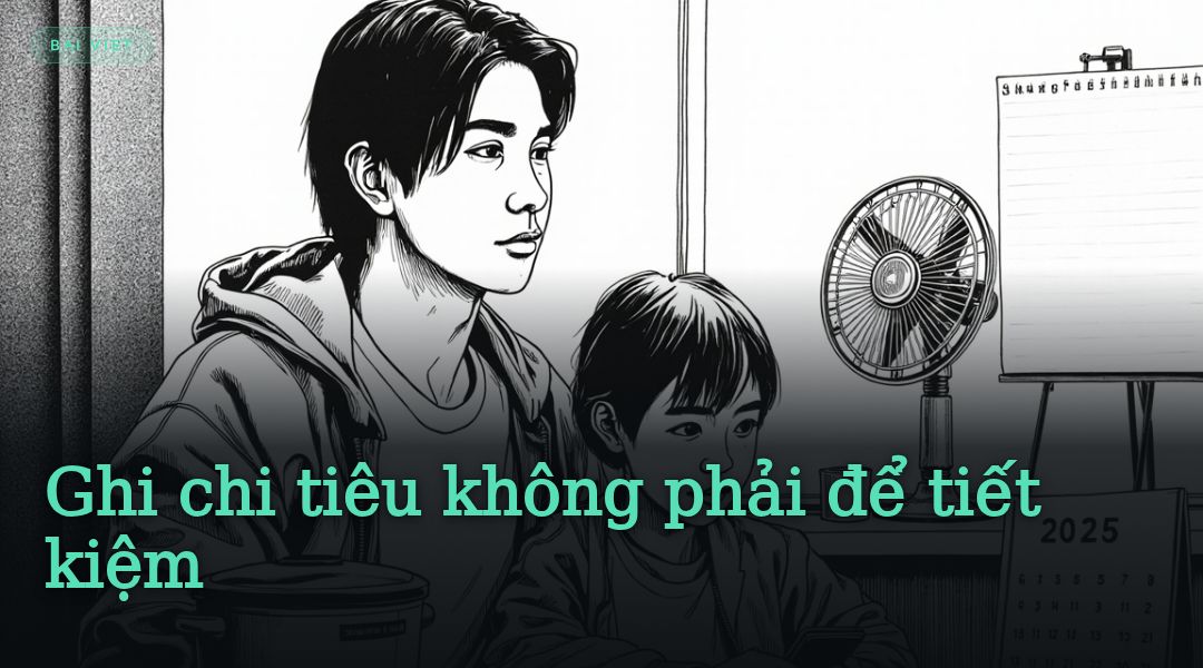 Ghi chi tiêu không phải để tiết kiệm